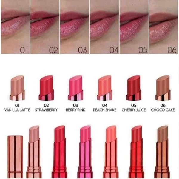 تینت لب جامد گلدن رز مدل رایحه توت صورتی GLOW KISS 03