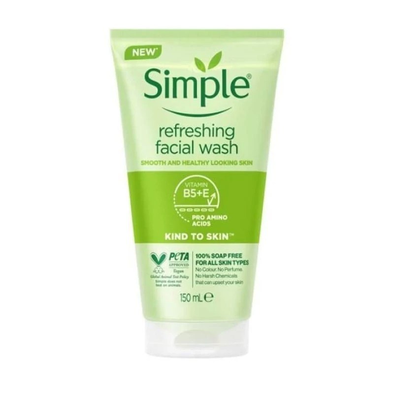 ژل شستشوی طراوت بخش سیمپل طرح refreshing