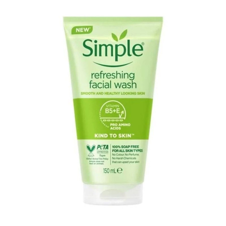 ژل شستشوی طراوت بخش سیمپل طرح refreshing