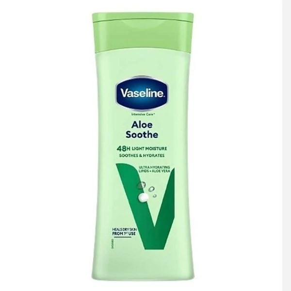 لوسیون بدن وازلین مدل Aloe Soothe