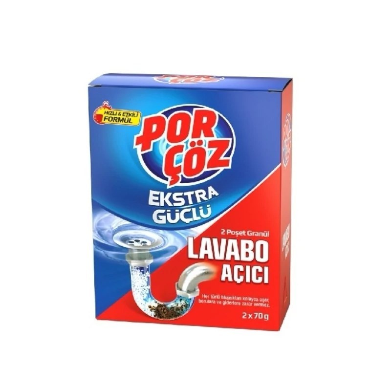 پودر لوله باز کن پورچوز مدل Extra Guclu بسته 2 عددی