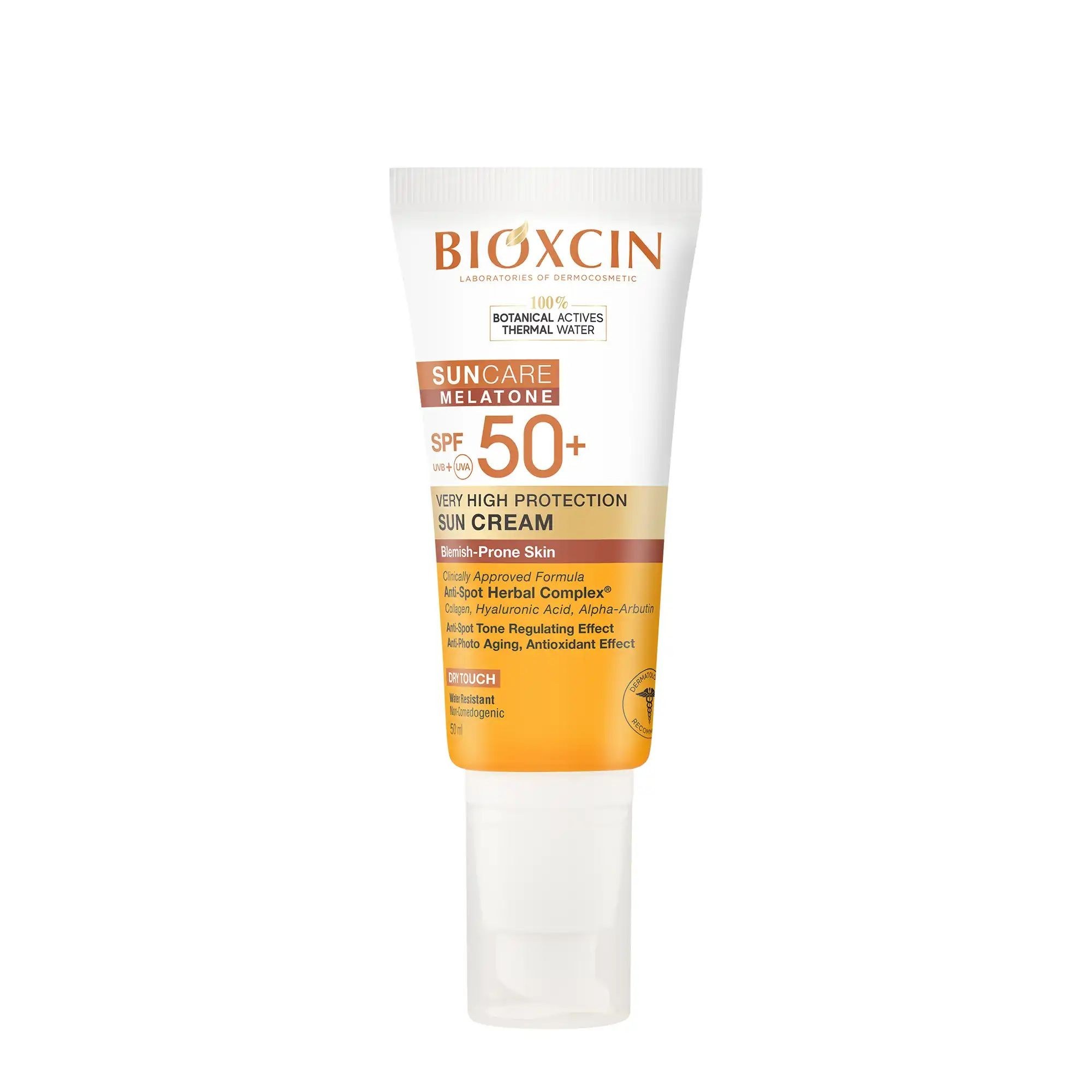 کرم ضد آفتاب بی رنگ ضد لک SPF50 بیوکسین 50 میل