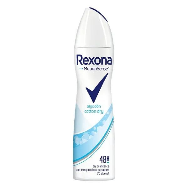 اسپری دئودورانت رکسونا Rexona زنانه مدل Cotton Dry