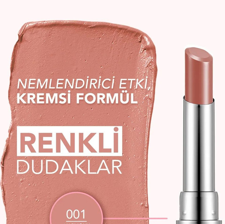رژ لب شیر آپ فلورمار Flormar Sheer Up شماره 001