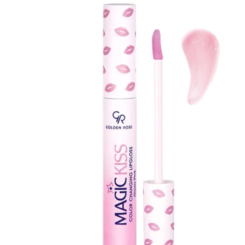 لیپ گلاس گلدن رز حرارتی مدل Magic Kiss