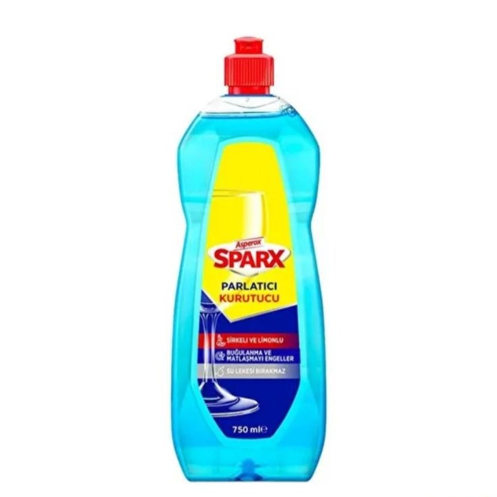 مایع جلادهنده ماشین ظرفشویی آسپروکس Asperox SPARX با رایحه لیمو حجم 750 میل