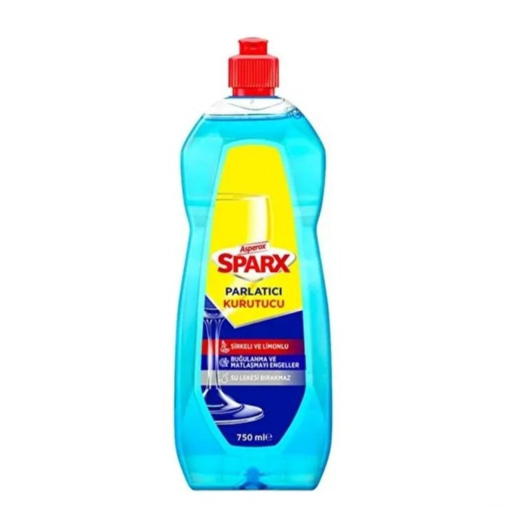 مایع جلادهنده ماشین ظرفشویی آسپروکس Asperox SPARX با رایحه لیمو حجم 750 میل