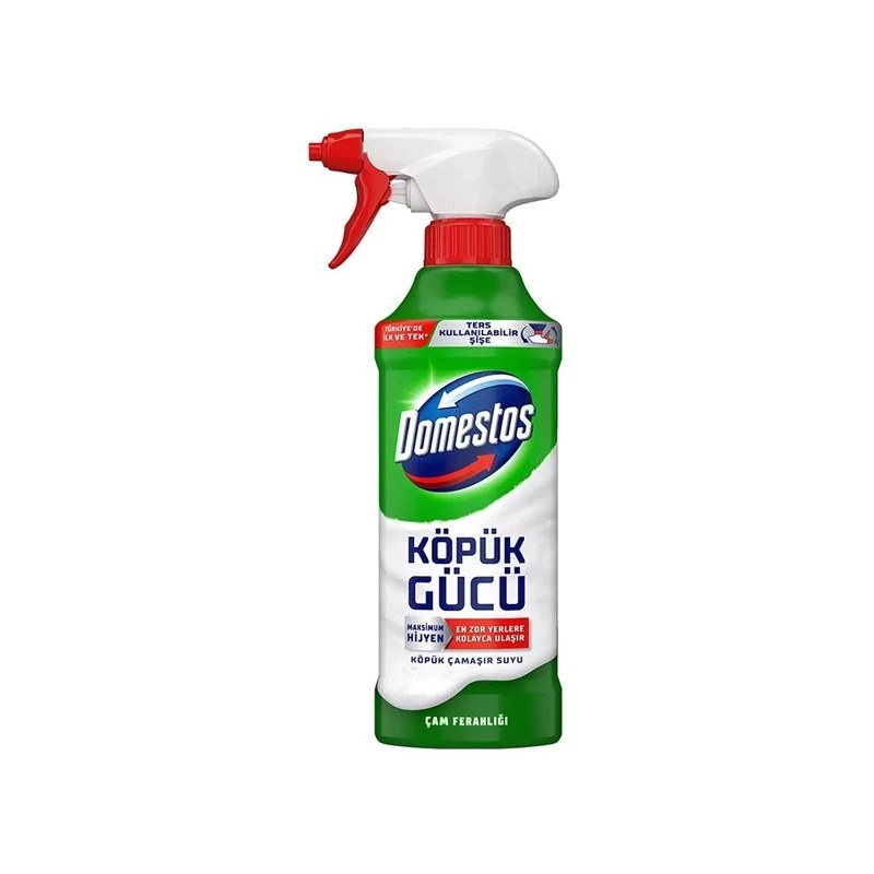 فوم سفید کننده قدرتمند دامستوس Domestos مدل Kopuk Gucu با رایحه کاج حجم 450 میل