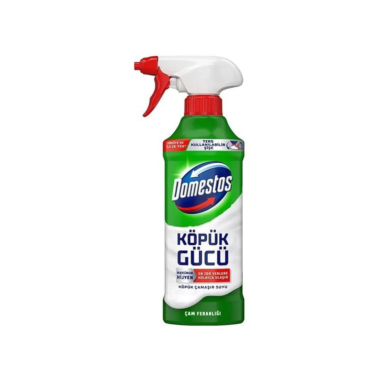 فوم سفید کننده قدرتمند دامستوس Domestos مدل Kopuk Gucu با رایحه کاج حجم 450 میل
