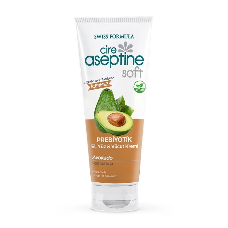 کرم مرطوب کننده سافت آسپتین حاوی عصاره آووکادو Cire Aspetine Avokado حجم 200 میل