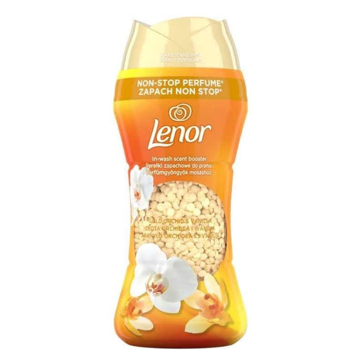 دانه های خوشبو کننده لباس لنور Lenor رایحه Gold Orchid بسته 195 گرمی