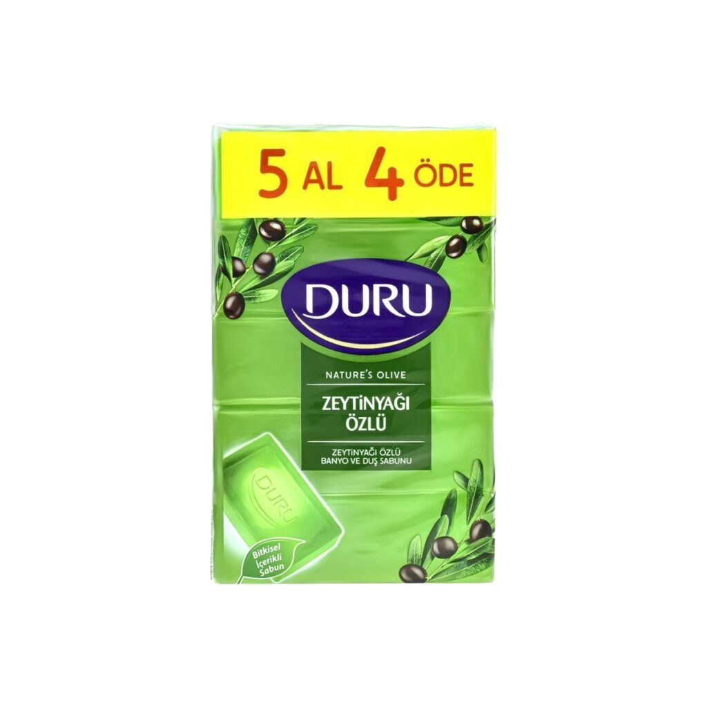 صابون حمام دورو حاوی روغن زیتون بسته 5 عددی