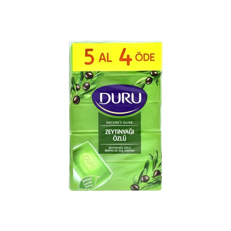 صابون حمام دورو حاوی روغن زیتون بسته 5 عددی