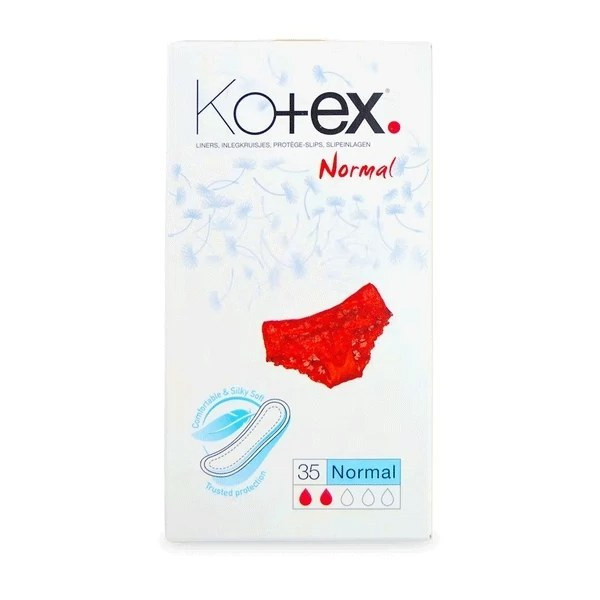 نوار بهداشتی انگلیسی کوتکس Kotex Normal جذب سریع بسته 35 عددی