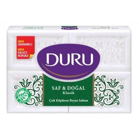 صابون کلاسیک دورو مدل Saf Dogal بسته 4 عددی