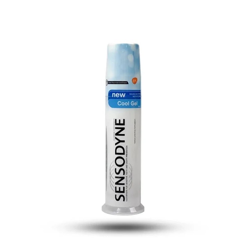 خمیردندان پمپی ژله ای سنسوداین مدل cool gel حجم 100 میل
