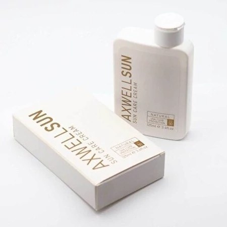 کرم ضد آفتاب اکسول مدل Natural با SPF50 بی رنگ حجم 125 میل