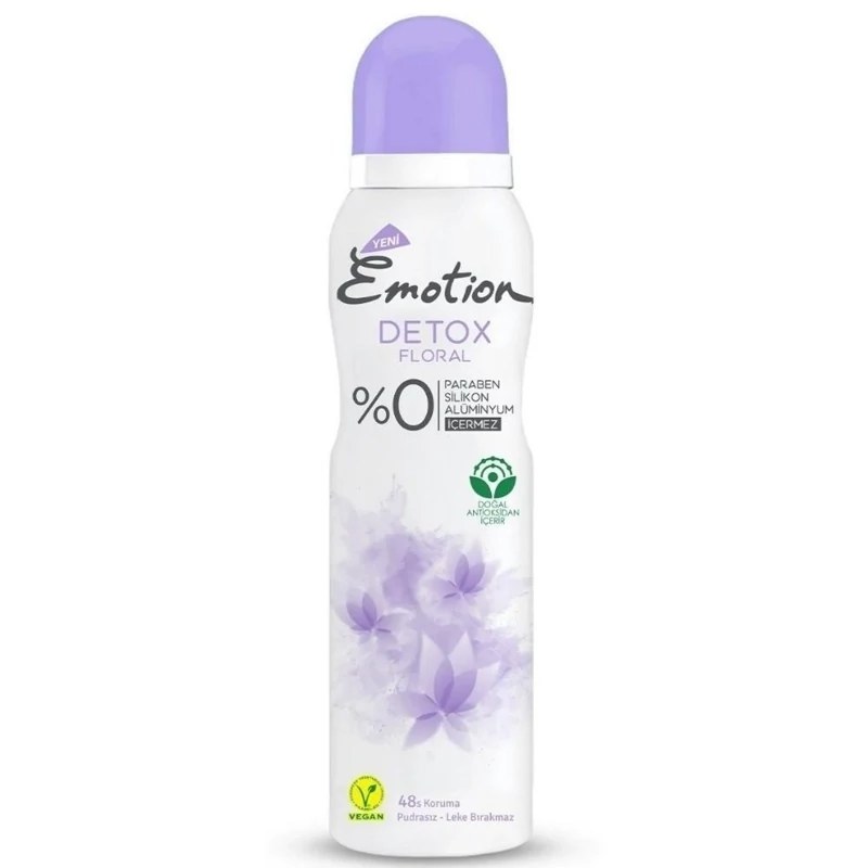 اسپری ضد تعریق ایموشن زنانه مدل دتوکس فلورال DETOX FLORAL حجم 150 میل