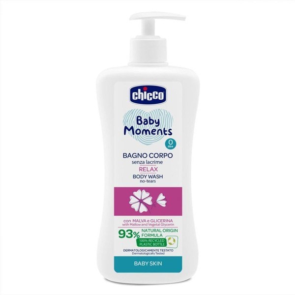 شامپو بدن بچه چیکو مدل BAGNO CORPO SENZA LACRIME RELAX حجم 500 میل