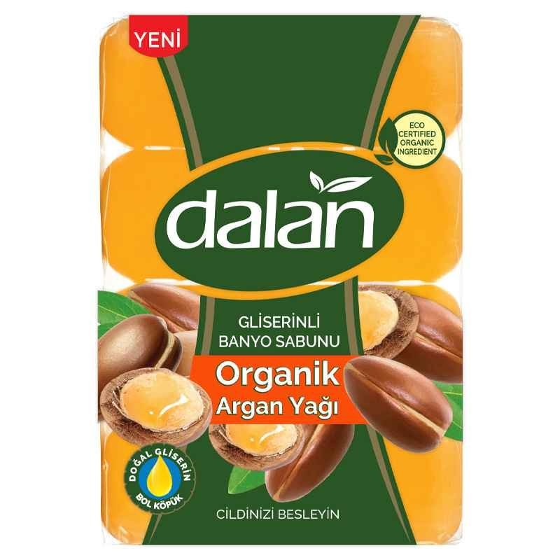 صابون ارگانیک دالان حاوی روغن آرگان و گلیسیرین 4 عددی