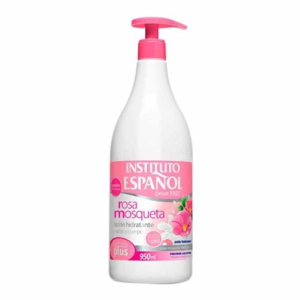 لوسیون دست و بدن گل رز اسپانول Instituto Espanol حجم 950 میل
