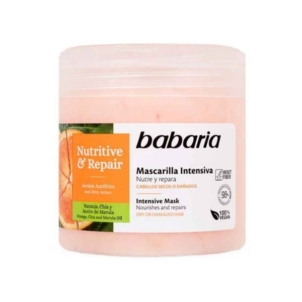 ماسک مو مغذی و ترمیم کننده باباریا مدل NUTRITIVE  REPAIR حجم 400 میل
