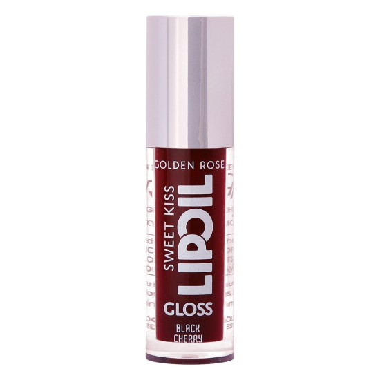 روغن لب براق گلدن رز Golden Rose مدل Sweet Kiss رنگ Black Cherry شماره 08