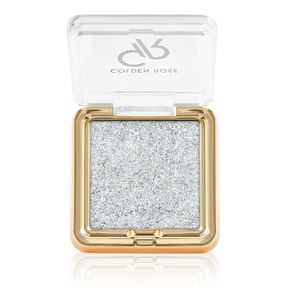 سایه چشم تکی شاین دار گلدن رز Golden Rose مدل Giltter Glow شماره 01 رنگ Diamond