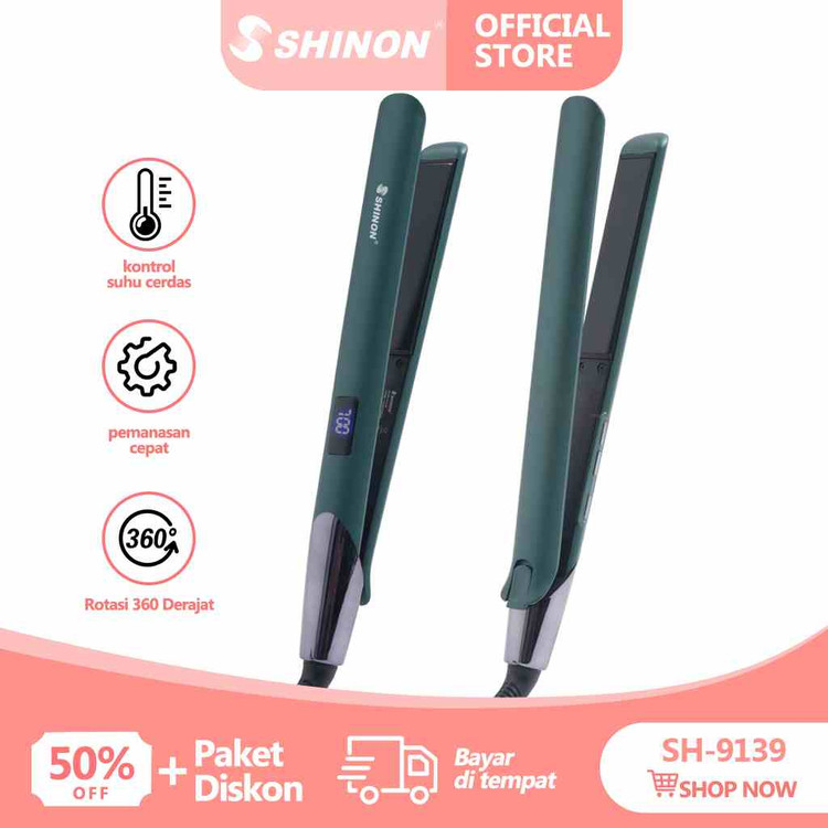 اتو موی حرفهای شینون SHINON مدل SH-9139 دارای نمایشگر دیجیتال