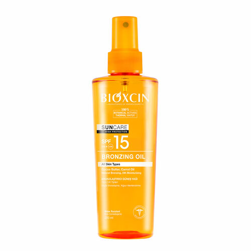 روغن برنزه کننده بیوکسین با SPF 15 حجم 200 میل