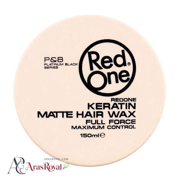 واکس مو مات ردوان Red One مدل Keratin کراتین حجم 150 میل