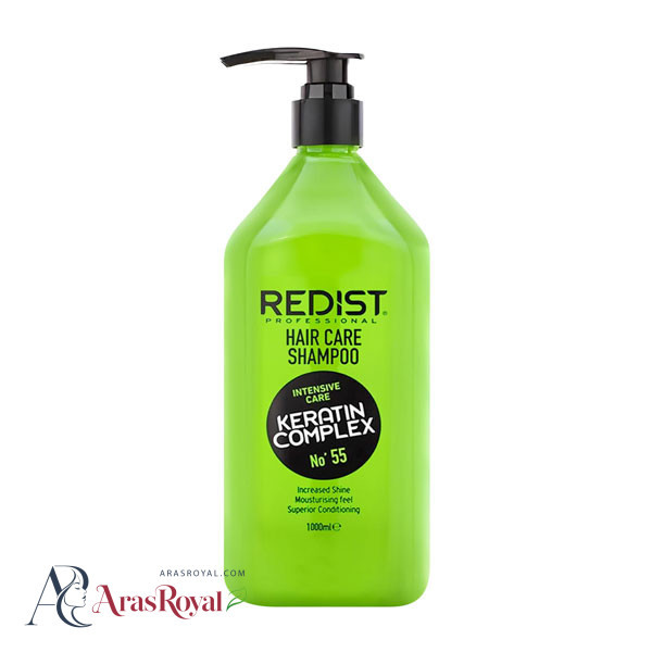 شامپو کراتین کمپلکس سبز ردیست Redist بدون سولفات حجم 1000 میل