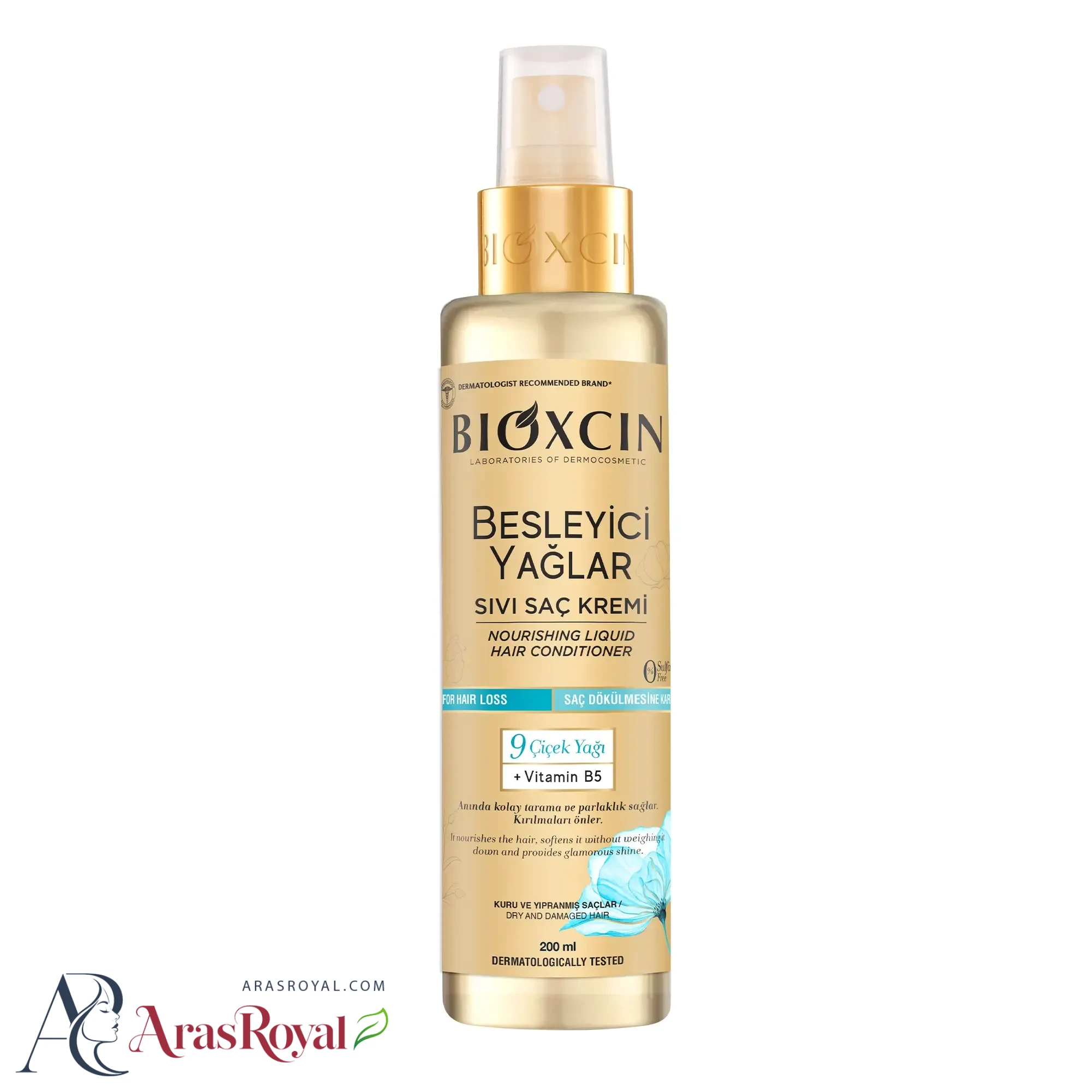 اسپری دو فاز 9 گیاه بیوکسین BIOXCIN موهای خشک و آسیب دیده حجم 200 میل