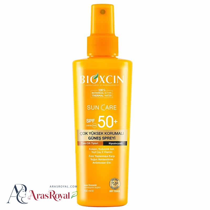 اسپری ضد آفتاب بیوکسین BIOXCIN SPF50 حجم 200 میل
