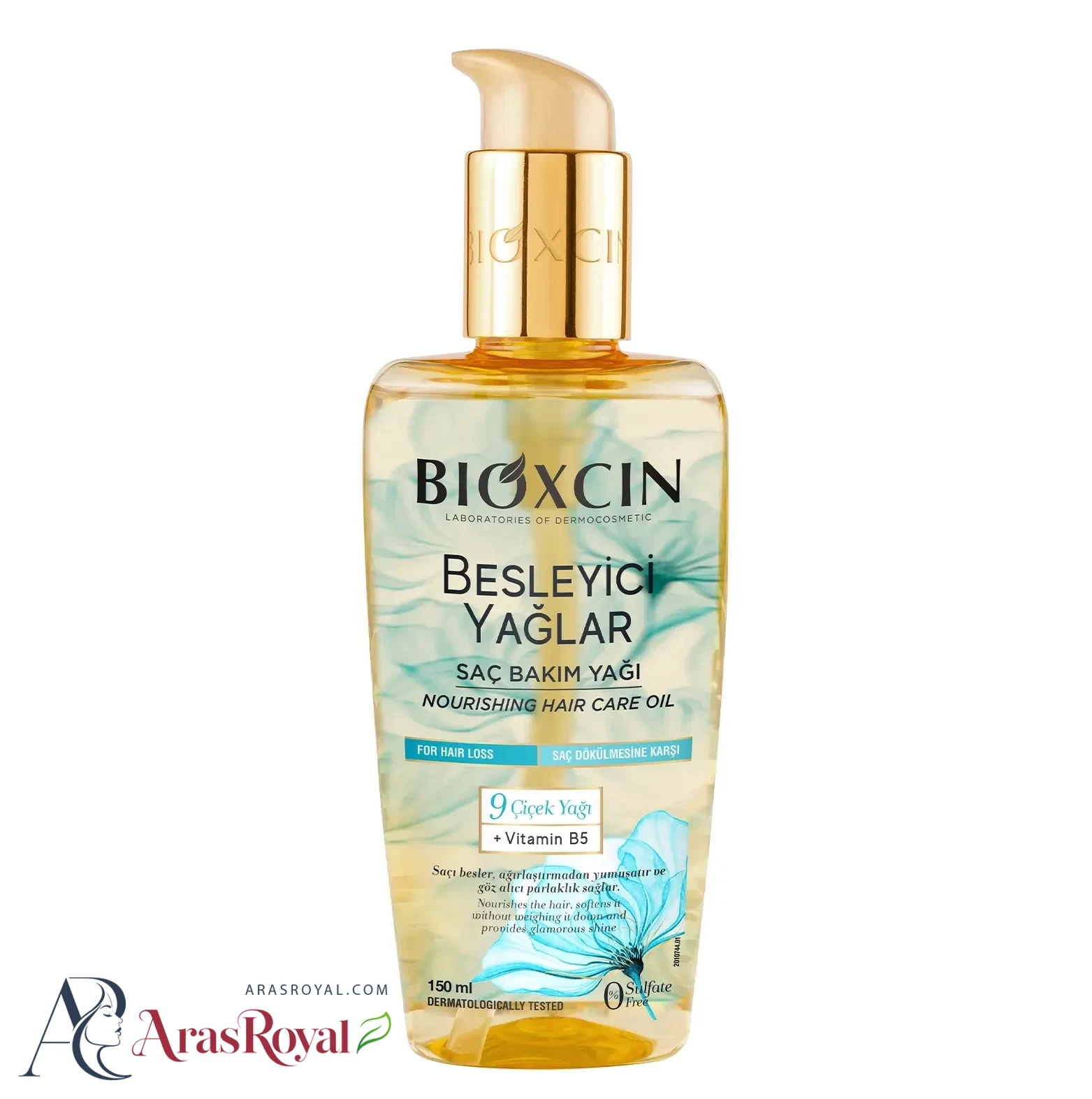 روغن مو 9 گیاه بیوکسین BIOXCIN موهای خشک و آسیب دیده حجم 150 میل