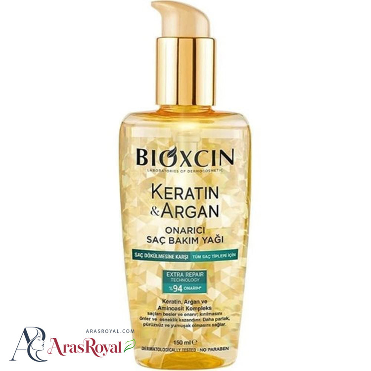 روغن کراتین و آرگان بیوکسین BIOXCIN حجم 150 میل