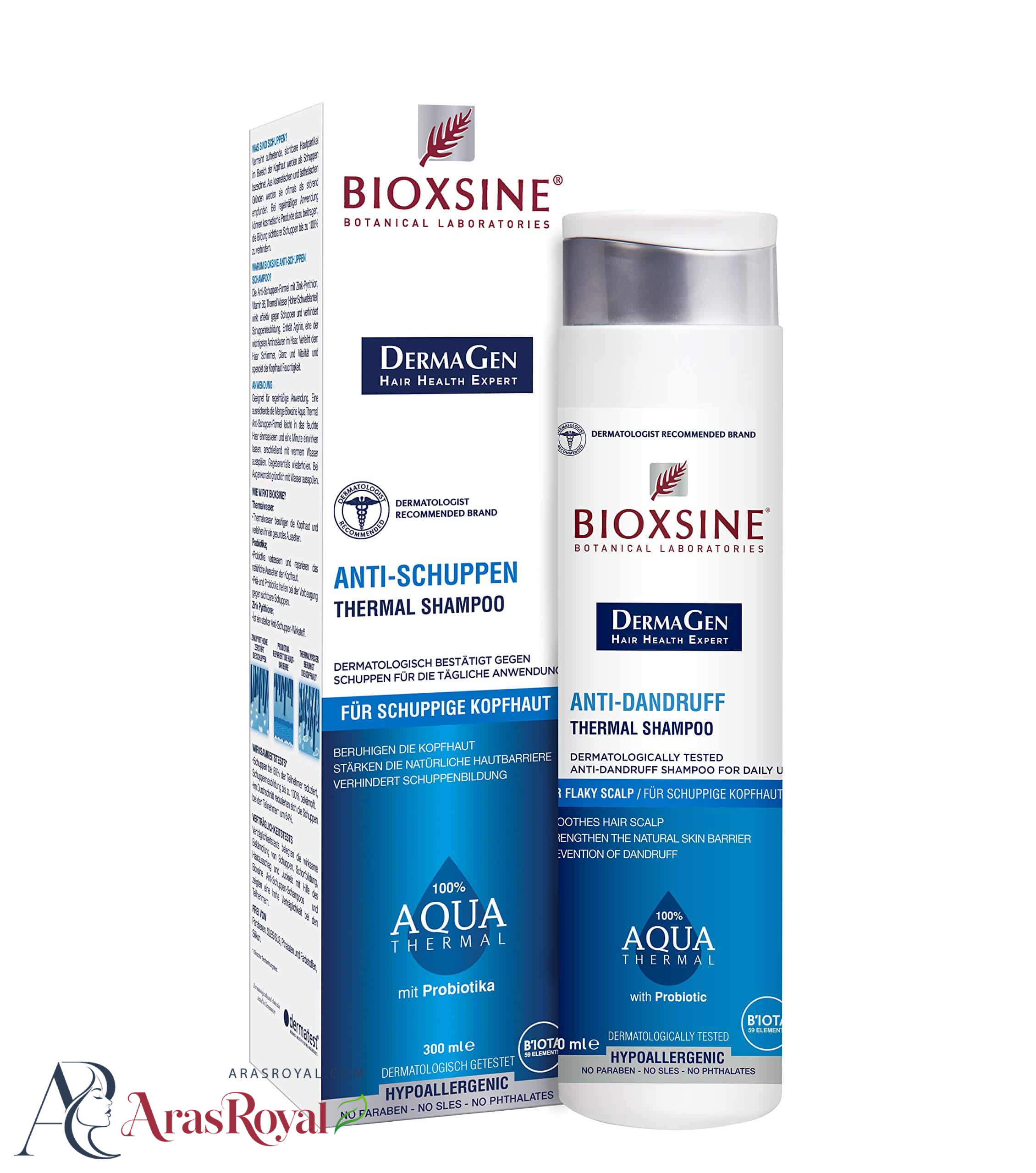 شامپو ضد شوره بیوکسین BIOXCIN حجم 300 میل