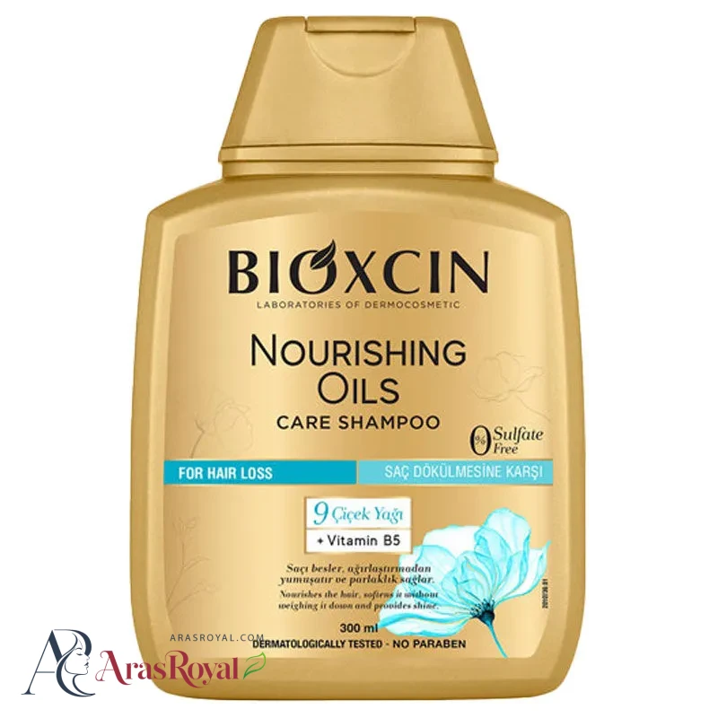 شامپو ضد ریزش بیوکسین BIOXCIN مدل Nourishing Oil حجم 300 میل