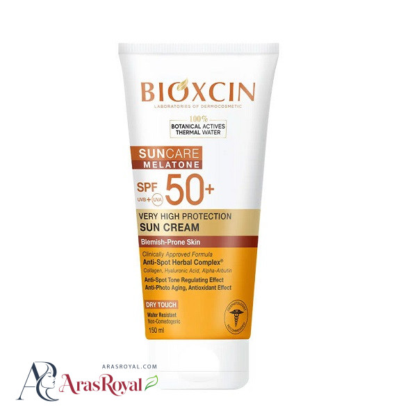 ضد آفتاب ضد لک بی رنگ بیوکسین Bioxcin حجم 150 میل