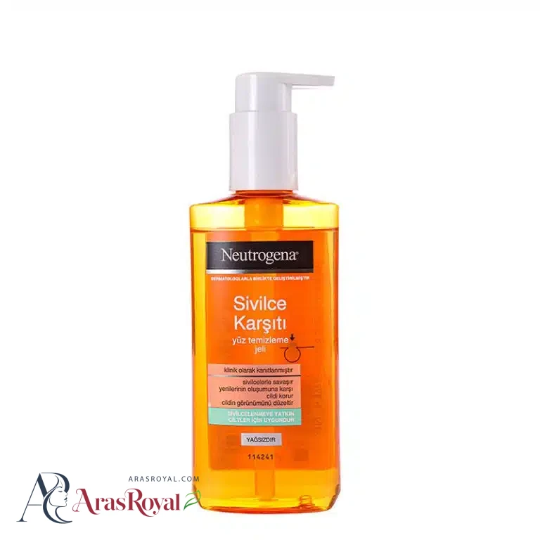 ژل شستشوی ضد جوش و ضد آکنه نوتروژینا 200 میل Neutrogena Sivilce Karsiti
