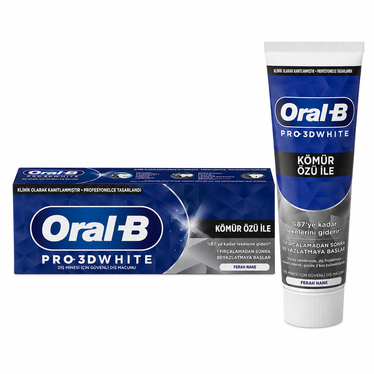 خمیر دندان سفیدکننده اورال بی Pro 3D White حجم 75 میلیلیتر اورجینال سفیدکننده دندان و محافظ مینای دندان