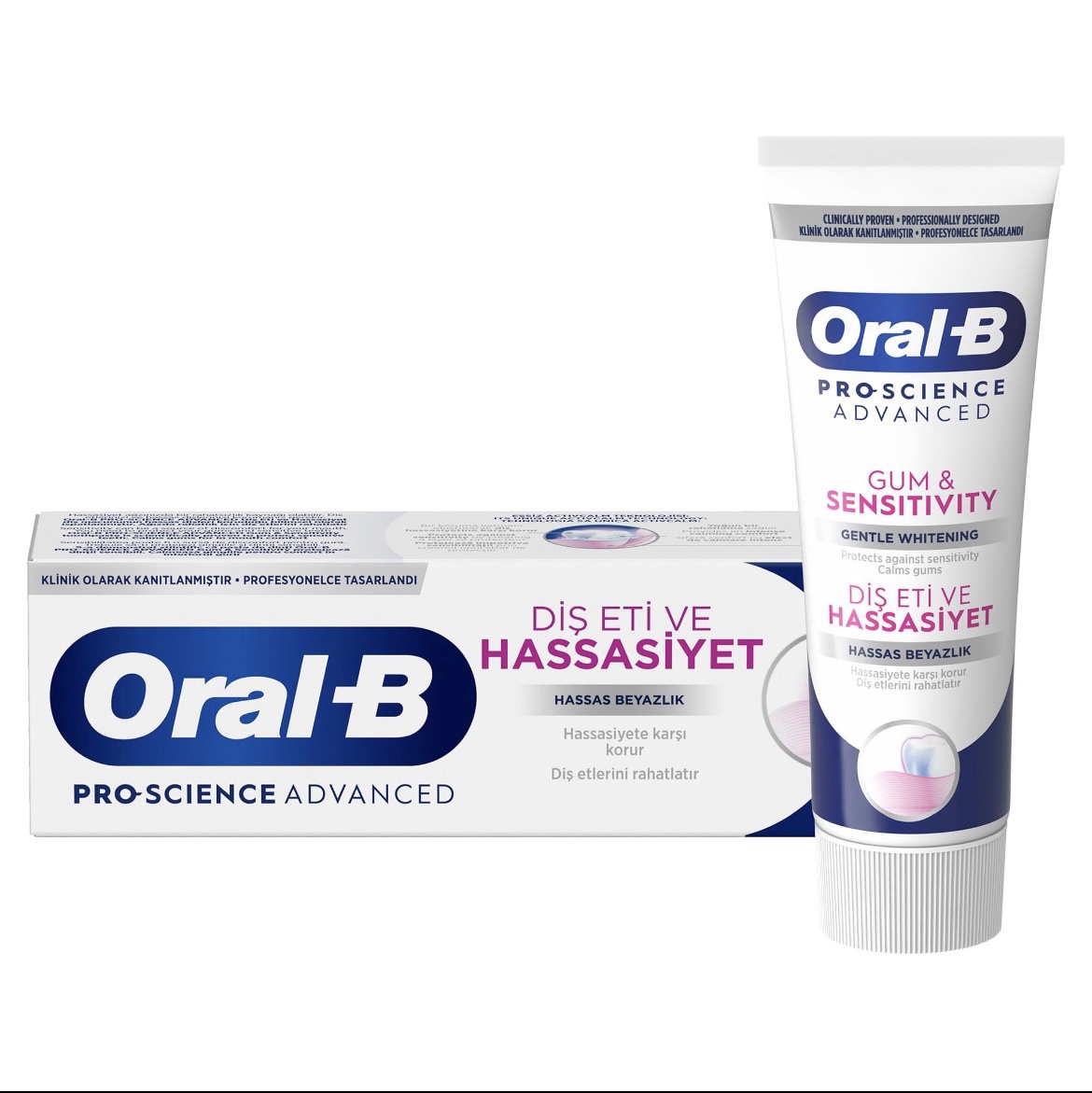 خمیر دندان اورال بی Oral-B مدل Pro-Science Advanced لثه و حساسیت مناسب دندانهای حساس 75 میل