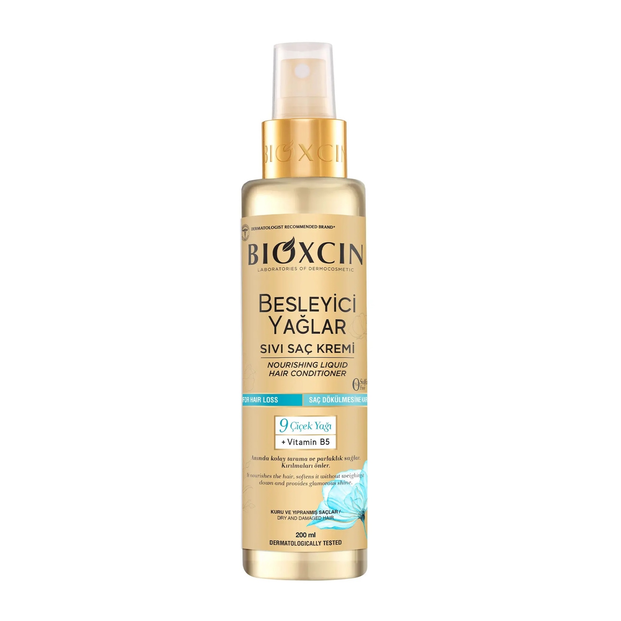 اسپری دوفاز بیوکسین Nourishing Oils حجم 200 میل اورجینال ضد ریزش، ترمیم و آبرسانی موهای خشک با روغنهای مغذی، بدون سولفا