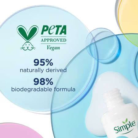 سرم هیالورونیک اسید + B5 سیمپل Simple حجم 30 میل