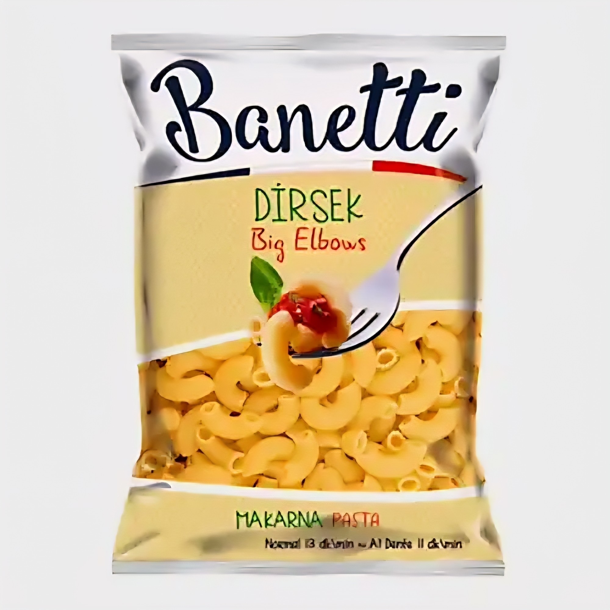ماکارونی، اسپاگتی وپاستای رشته ای و خمیده بانتی Banetti Makarina Pasta