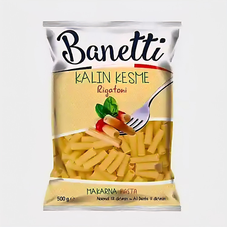 ماکارونی، اسپاگتی وپاستای رشته ای و خمیده بانتی Banetti Makarina Pasta