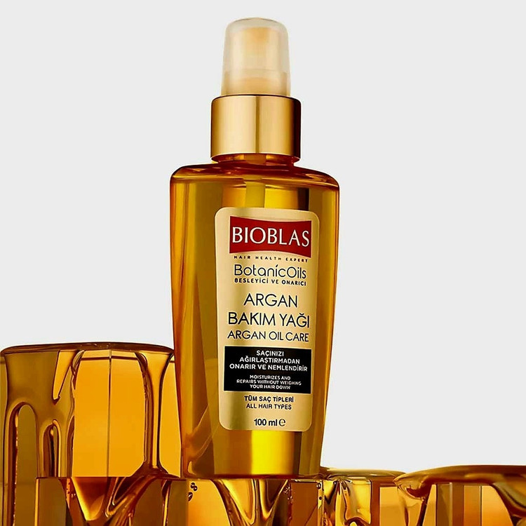 روغن آرگان مو بیوبلاسBIOTONIC OILS تغذیه و بازسازی مو