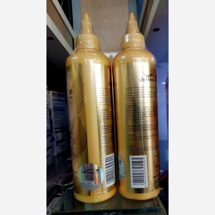 ماسک و کرم موی لایتنس طلائی و بنفش