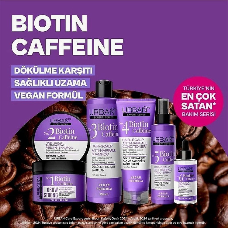 کرم مو بیوتین و کافئین اوربان کرUrban Care
