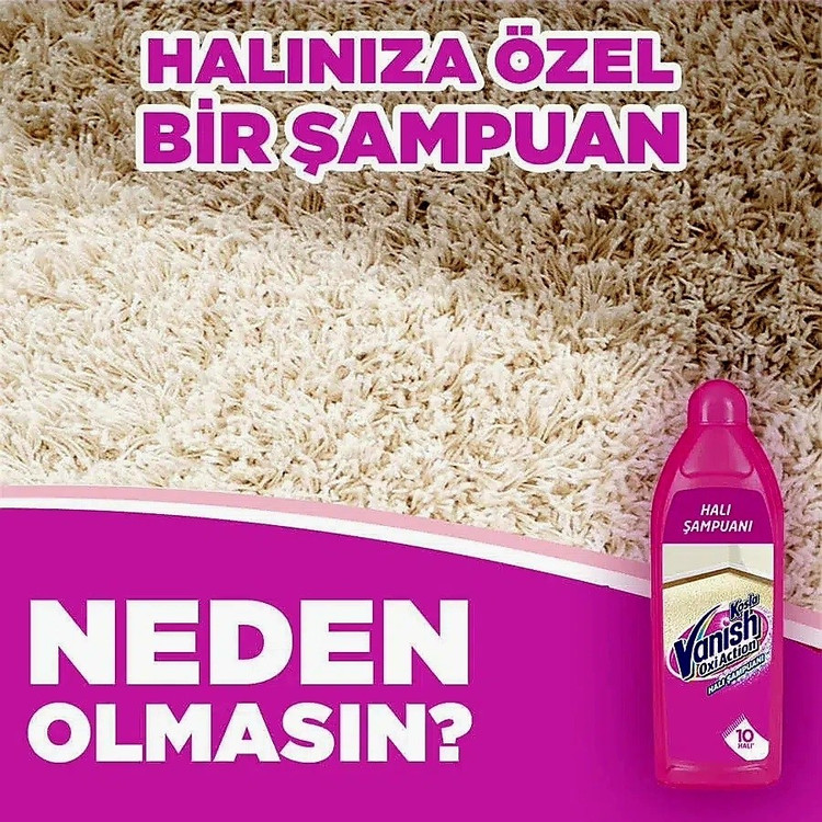 شامپو فرش ونیش Vanish مدل Oxi Action